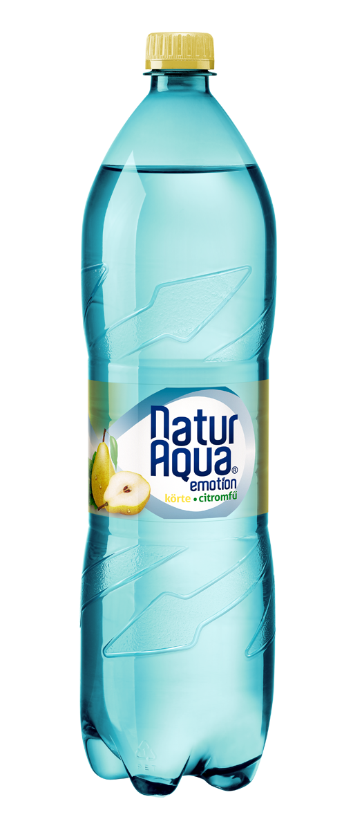 Naturaqua Emotion körte-citromfű ízesített ásványvíz 1.5L PET